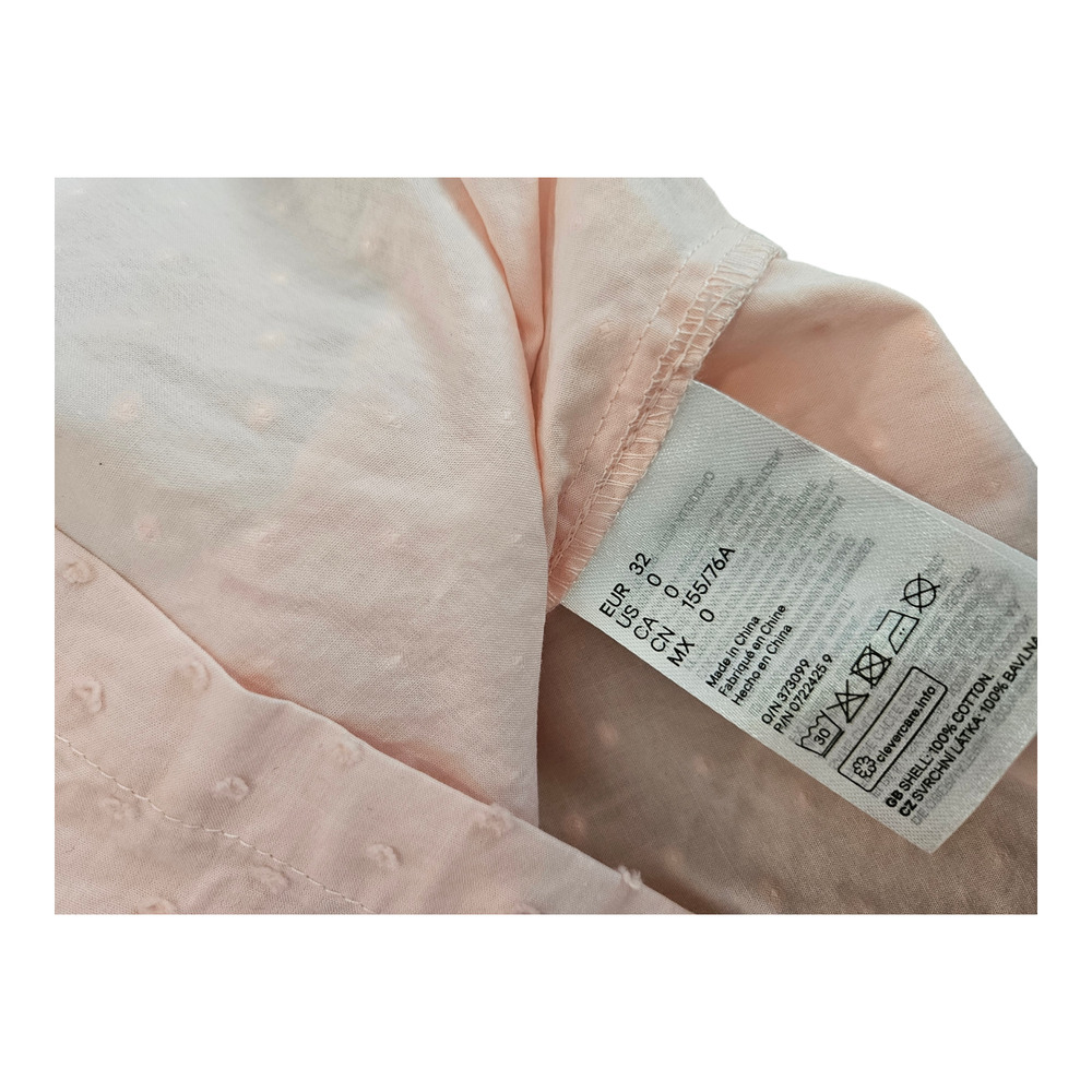 H&M Size 0 Pink Ruffle Shirt - Picture 3 of 6